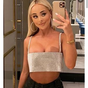 White Fox Boutique Crop top M/L